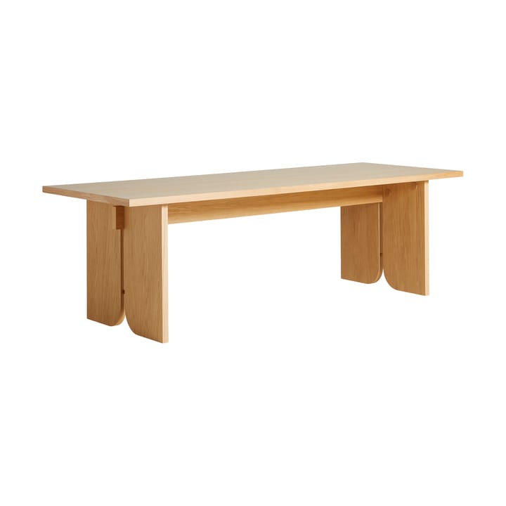 Mesa Kimono 240x90 cm - Roble lacado con pigmento blanco - Woud