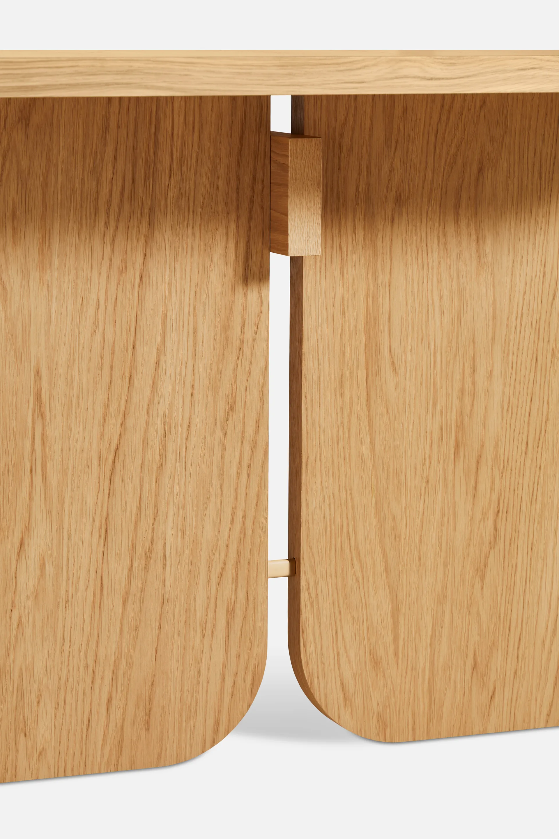 Mesa Kimono 240x90 cm, Roble lacado con pigmento blanco Woud