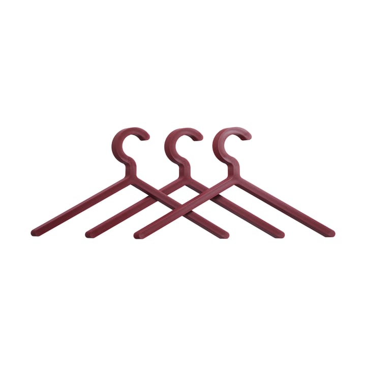 Percha Illusion, 3-pack - Deep red - Woud