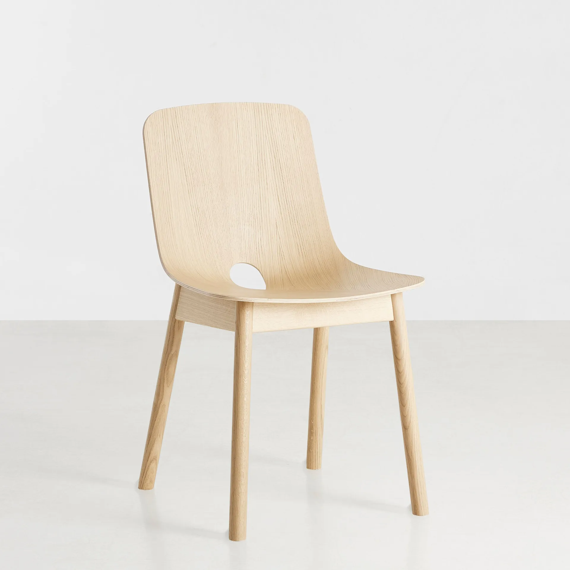 Silla de comedor Mono, Roble aceitado Woud