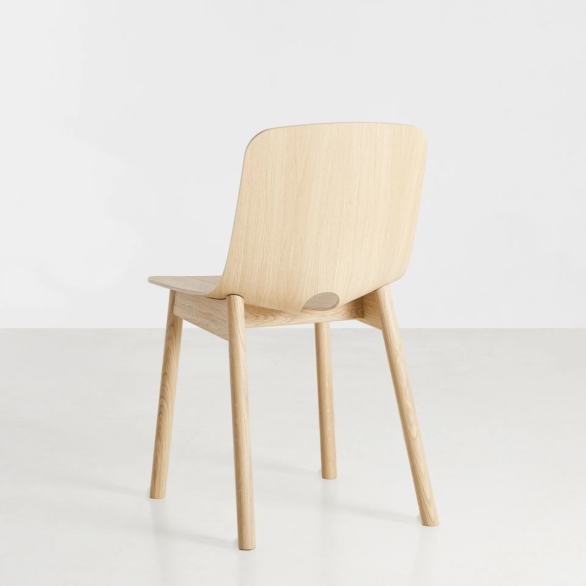 Silla de comedor Mono, Roble aceitado Woud