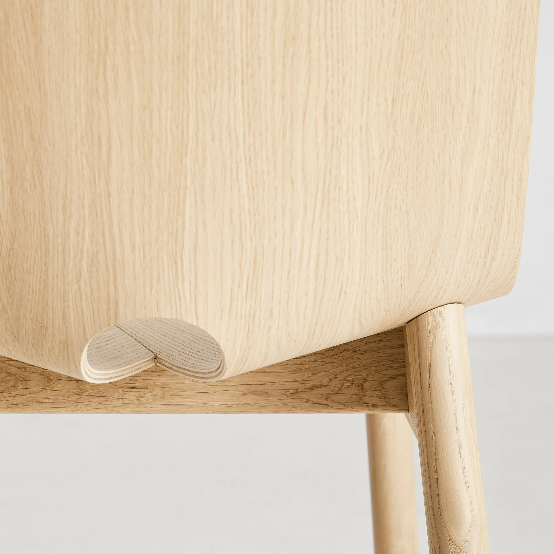 Silla de comedor Mono, Roble aceitado Woud