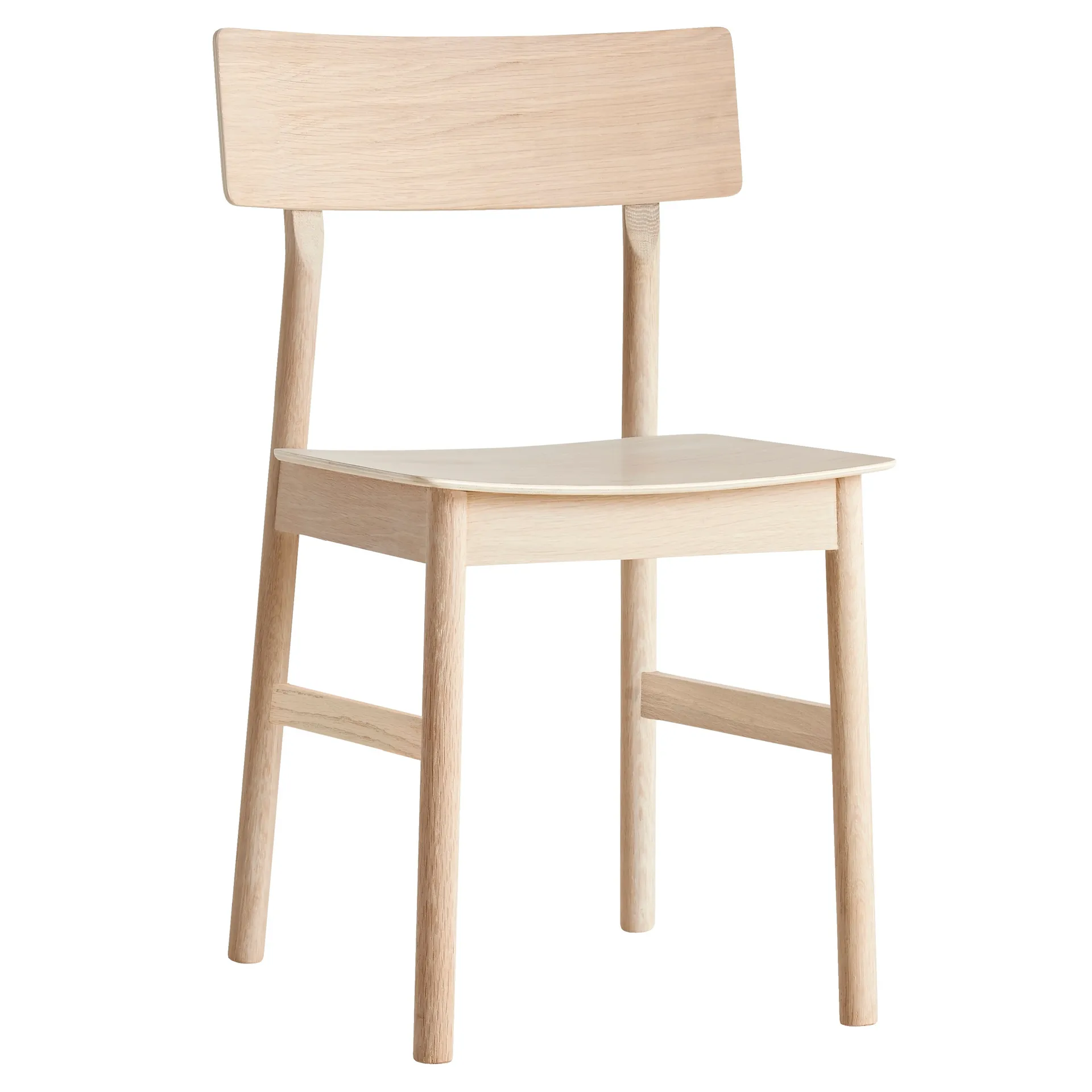 Silla de comedor Pause 2.0, Roble pigmentado blanco Woud