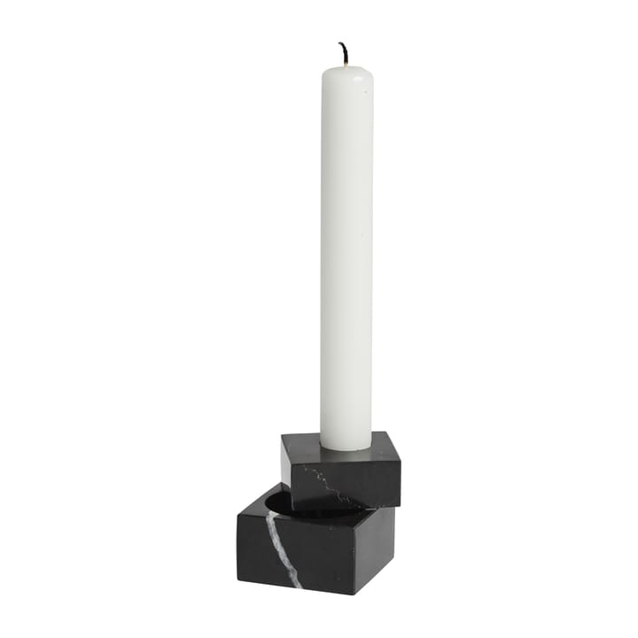 Soporte para velas Jeu de dés 1 mármol - negro - Woud