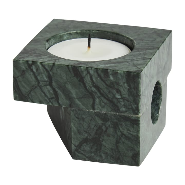Soporte para velas Jeu de dés 2 mármol, verde Woud