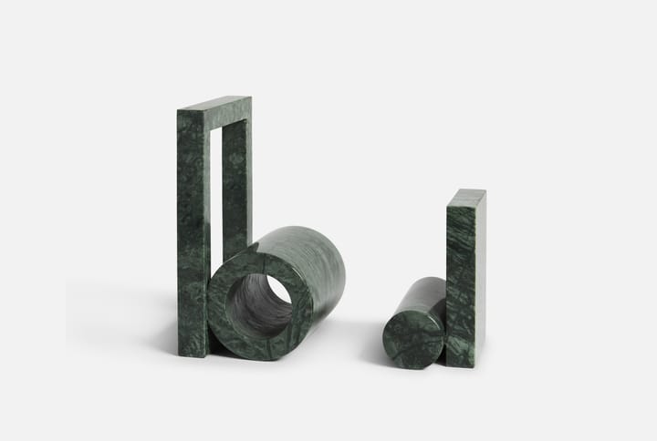 Sujetalibros Booknd mármol, Verde Woud