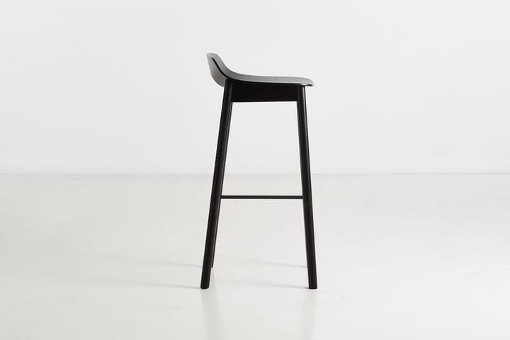 Taburete de bar Mono, negro Woud