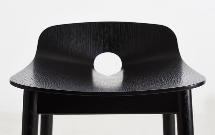 Taburete de bar Mono, negro Woud