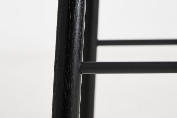 Taburete de bar Mono, negro Woud