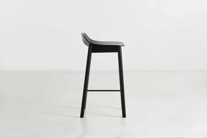 Taburete Mono 65 cm, Fresno pintado negro Woud
