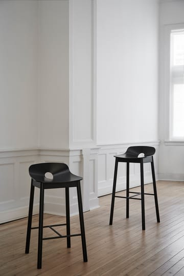 Taburete Mono 65 cm - Fresno pintado negro - Woud