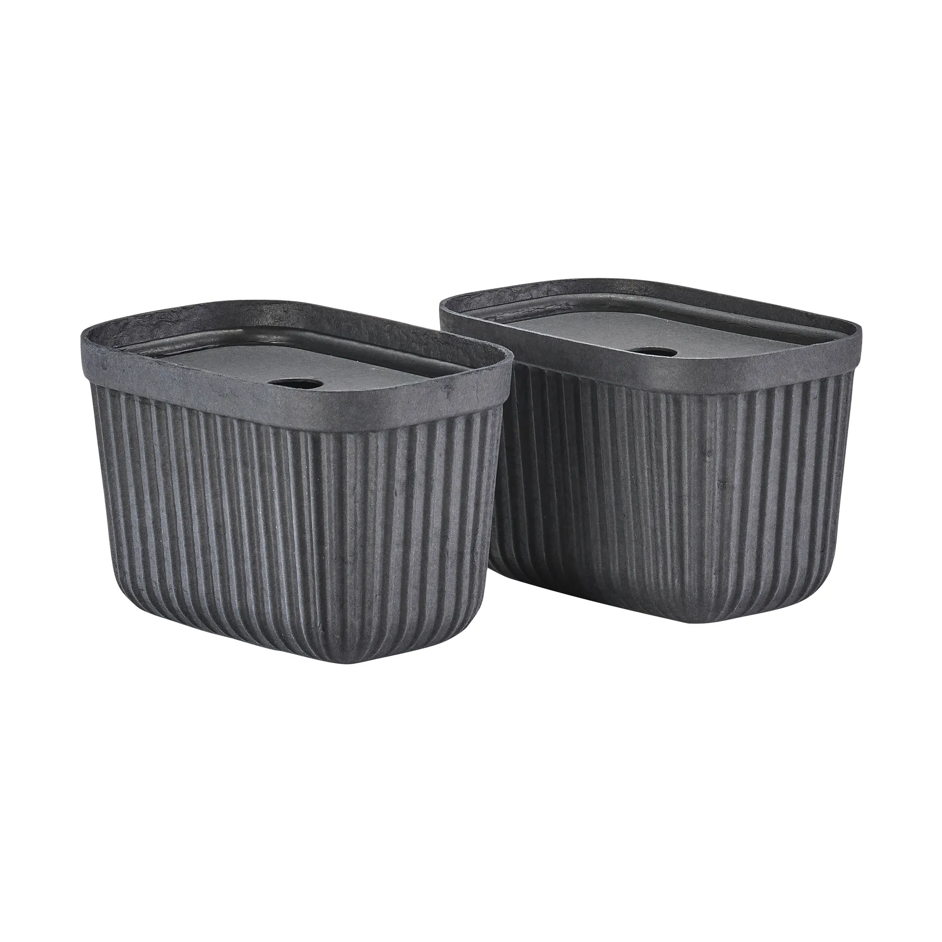 3 Cajas de almacenamiento Pulp 15x23 cm, Black Zone Denmark