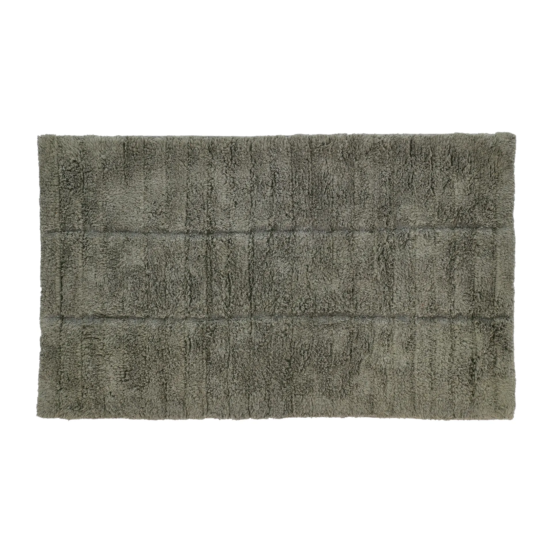 Alfombrilla de baño Tiles 50x80 cm, Olive green Zone Denmark