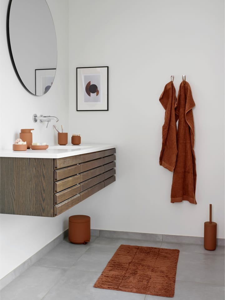 Alfombrilla de baño Tiles, Terracotta Zone Denmark