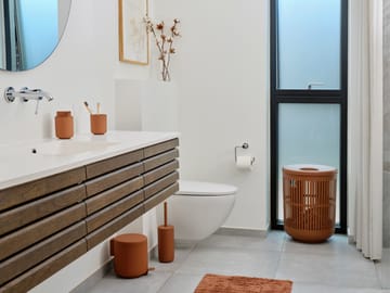 Alfombrilla de baño Tiles - Terracotta - Zone Denmark