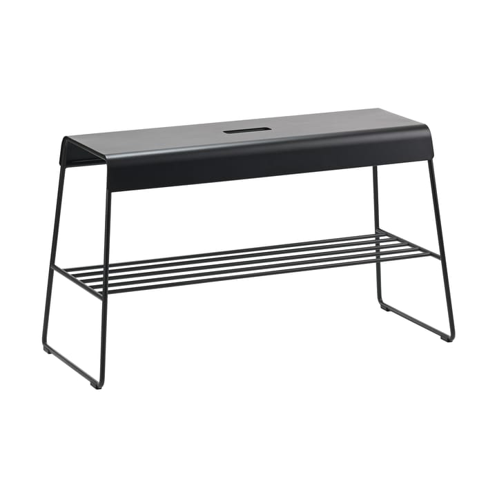 Banco para exteriores A-bench con estante de 45 cm - Black - Zone Denmark