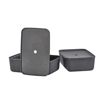 Cajas de almacenamiento Pulp 32x48 cm 2-pack - Black - Zone Denmark