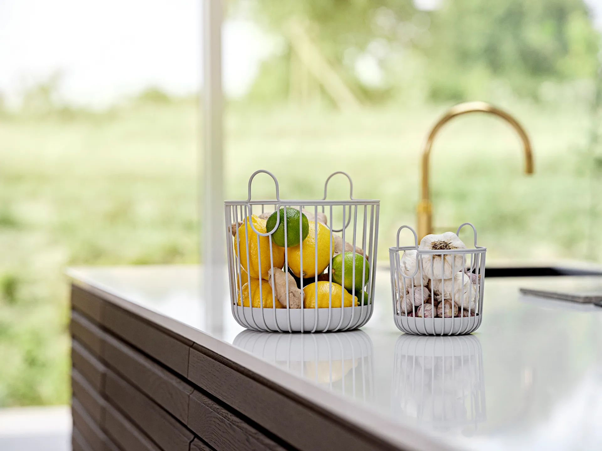 Cesta Inu 10,5x13,5 cm, Soft grey Zone Denmark