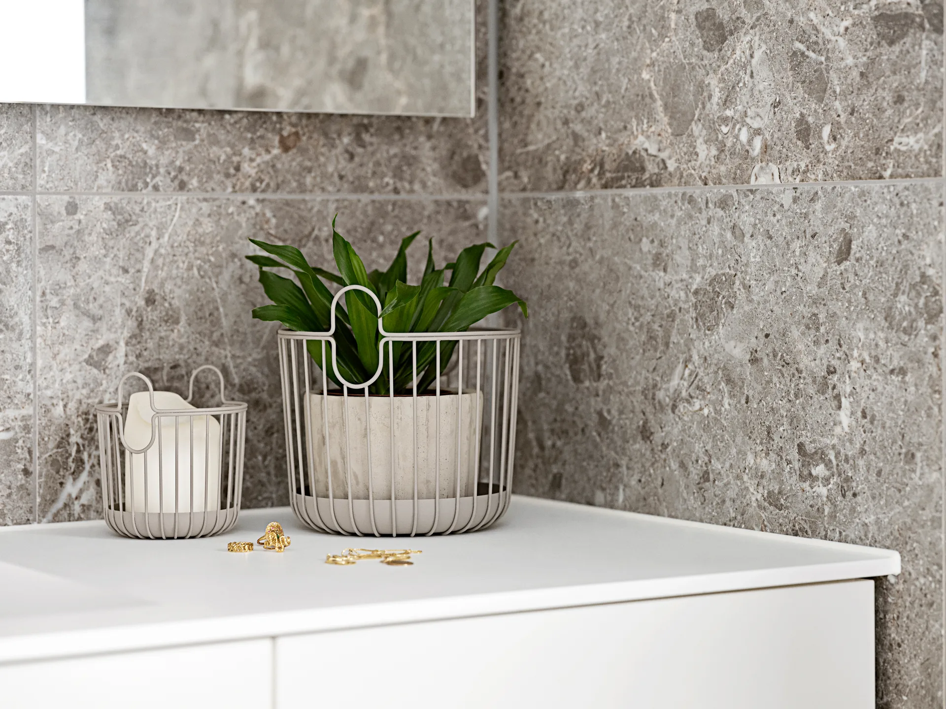 Cesta Inu 10,5x13,5 cm, Taupe Zone Denmark