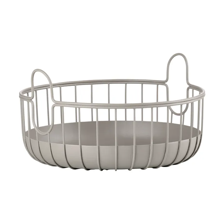 Cesta Inu Ø22x8 cm - Taupe - Zone Denmark