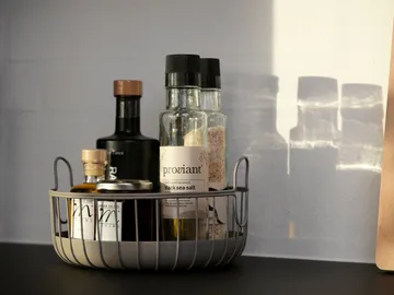 Cesta Inu Ø22x8 cm - Taupe - Zone Denmark