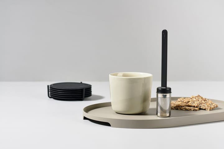 Colador de té Singles 18 cm, acero inoxidable-ABS Zone Denmark