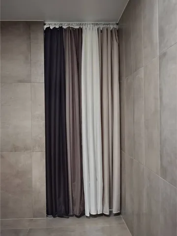 Cortina de ducha Lux - Taupe, 180x220 cm - Zone Denmark