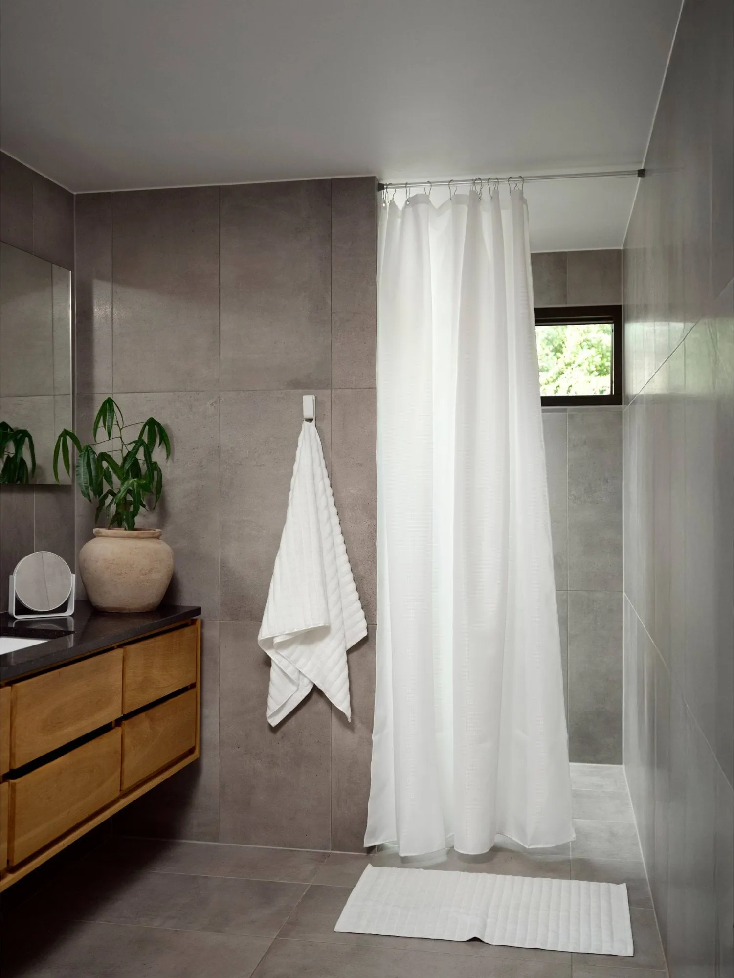 Cortina de ducha Lux, White, 180x220 cm Zone Denmark