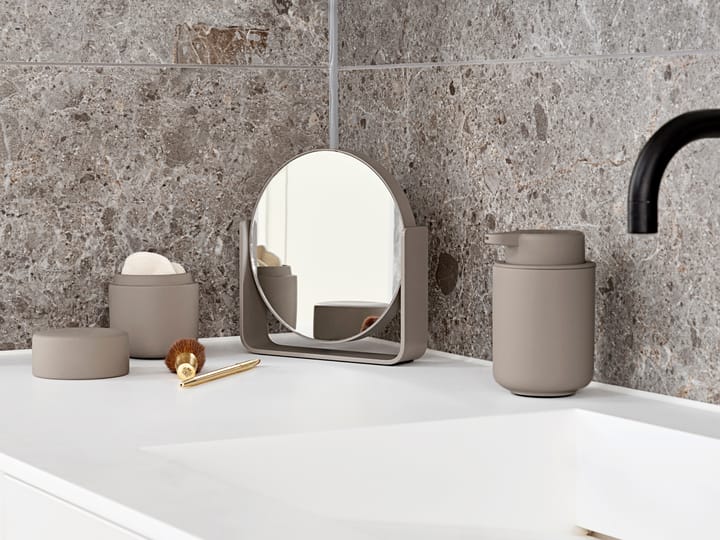Espejo de mesa Ume con 5x aumento 19x19,5 cm, Taupe Zone Denmark