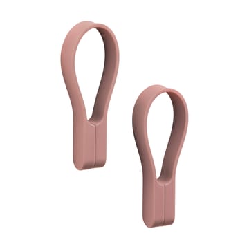 Gancho magnético Loop 2-pack - Peach red - Zone Denmark