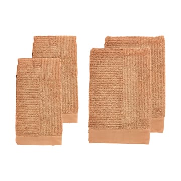 Juego de toallas Classic 4 piezas - Mandarine - Zone Denmark