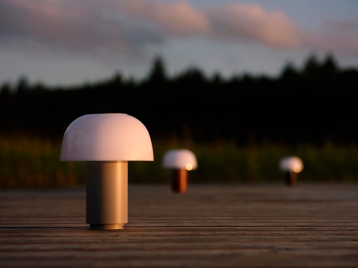 Lámpara de mesa portátil Harvest Moon portátil 22 cm, Warm grey Zone Denmark