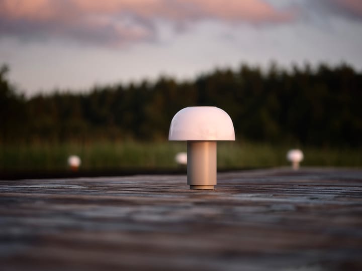 Lámpara de mesa portátil Harvest Moon portátil 22 cm, Warm grey Zone Denmark