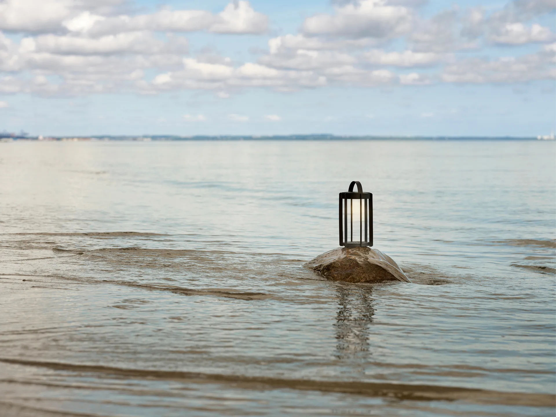 Lámpara LED Firefly Lanterna portable, Black Aluminium Zone Denmark