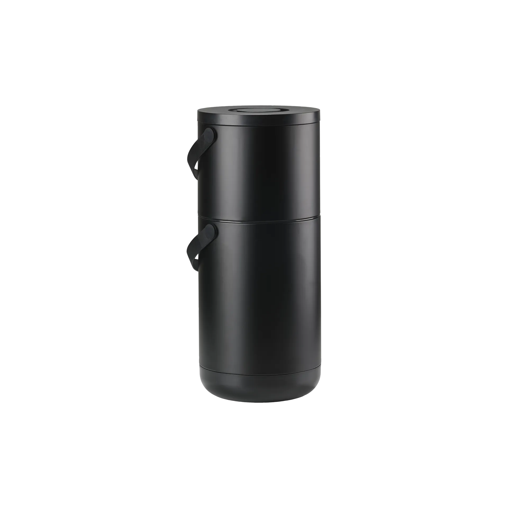 Papelera Circular 22+12 L, Negro Zone Denmark