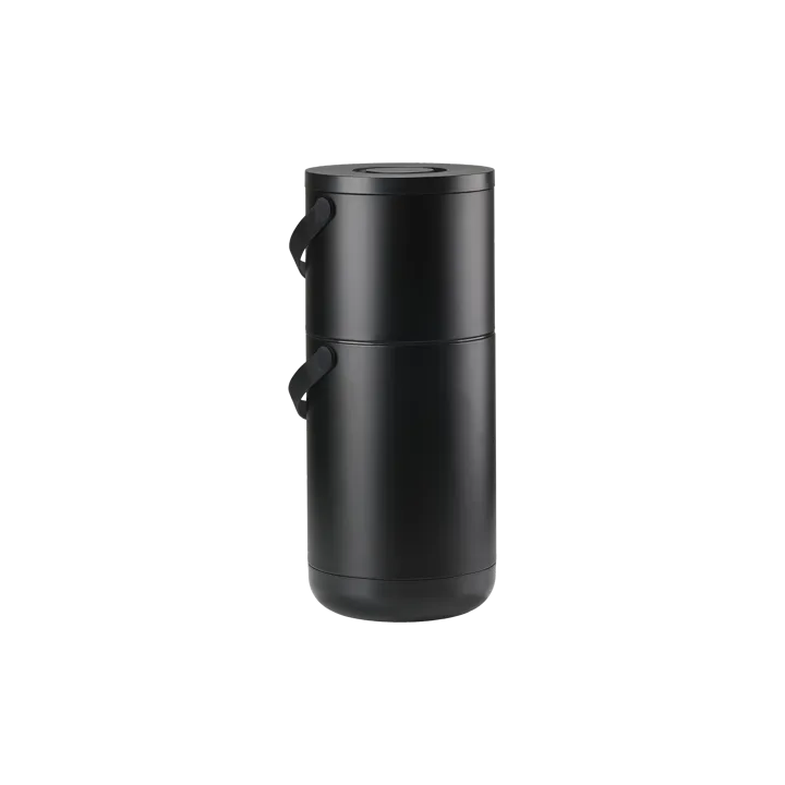 Papelera Circular 22+12 L - Negro - Zone Denmark