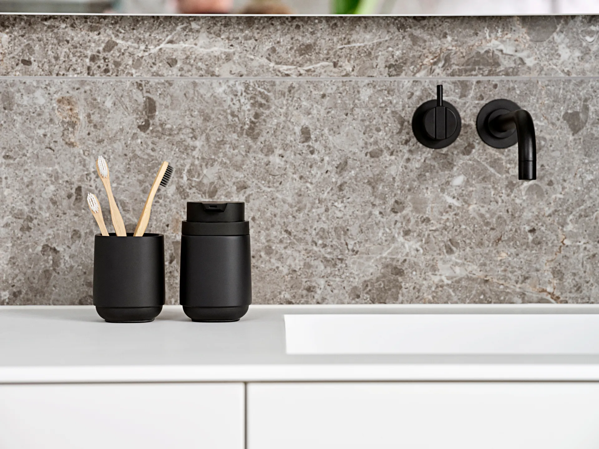 Portacepillos de dientes Time 9,8 cm, Black Zone Denmark