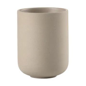 Portacepillos Sensu Ø7,4x9,5 cm - Taupe - Zone Denmark