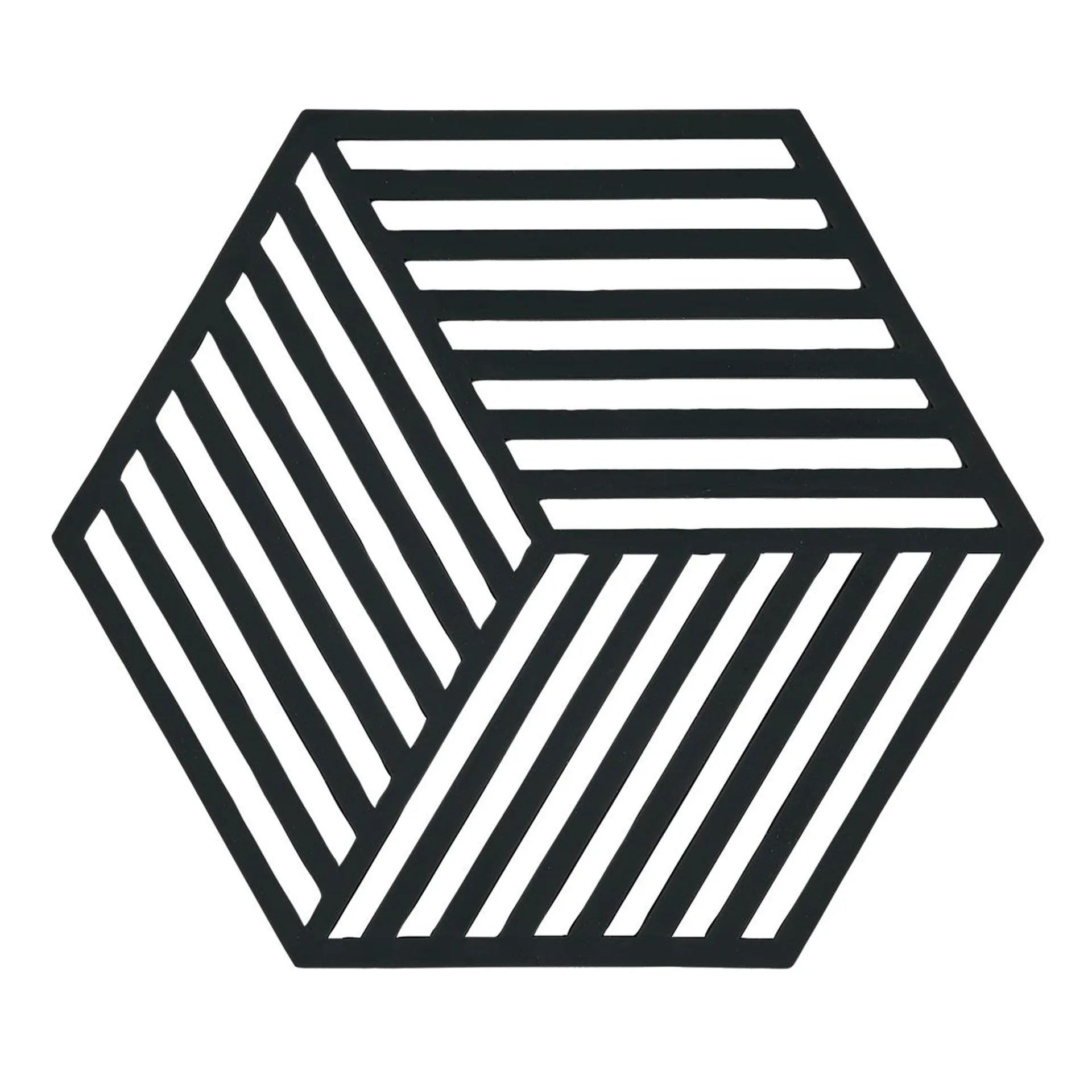 Salvamanteles Hexagon, negro Zone Denmark