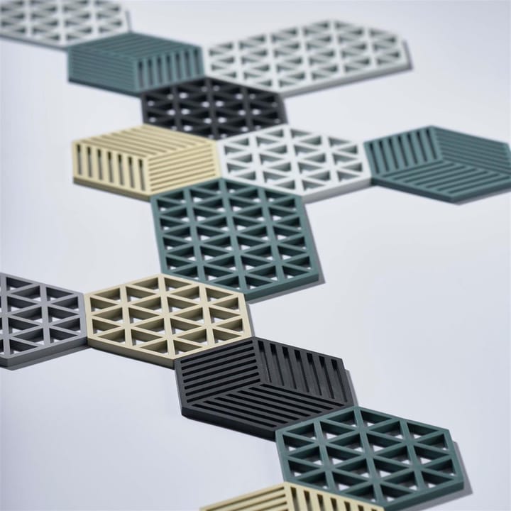 Salvamanteles Hexagon, negro Zone Denmark