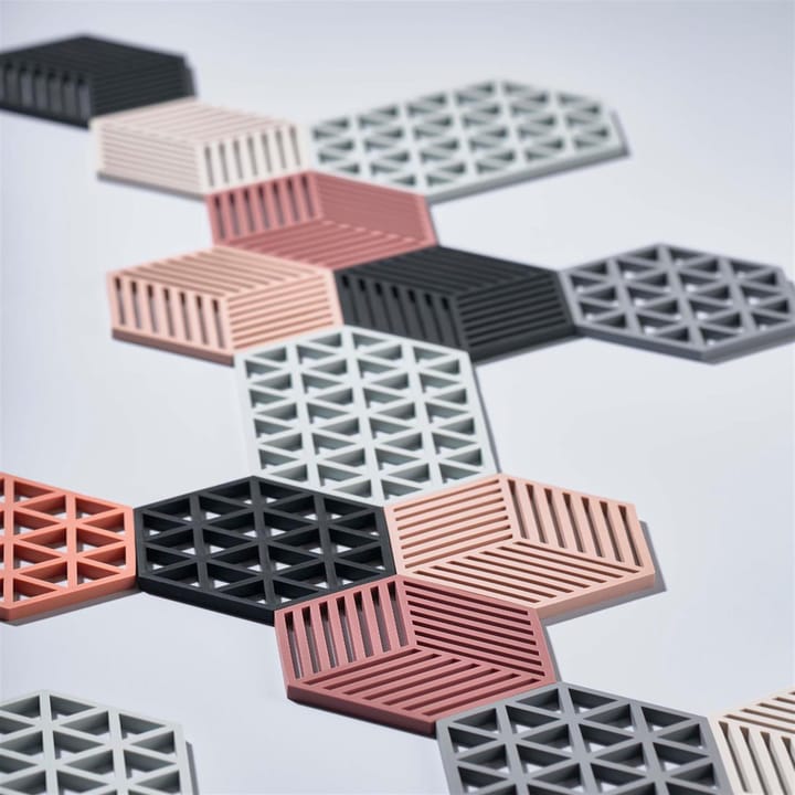 Salvamanteles Hexagon, negro Zone Denmark