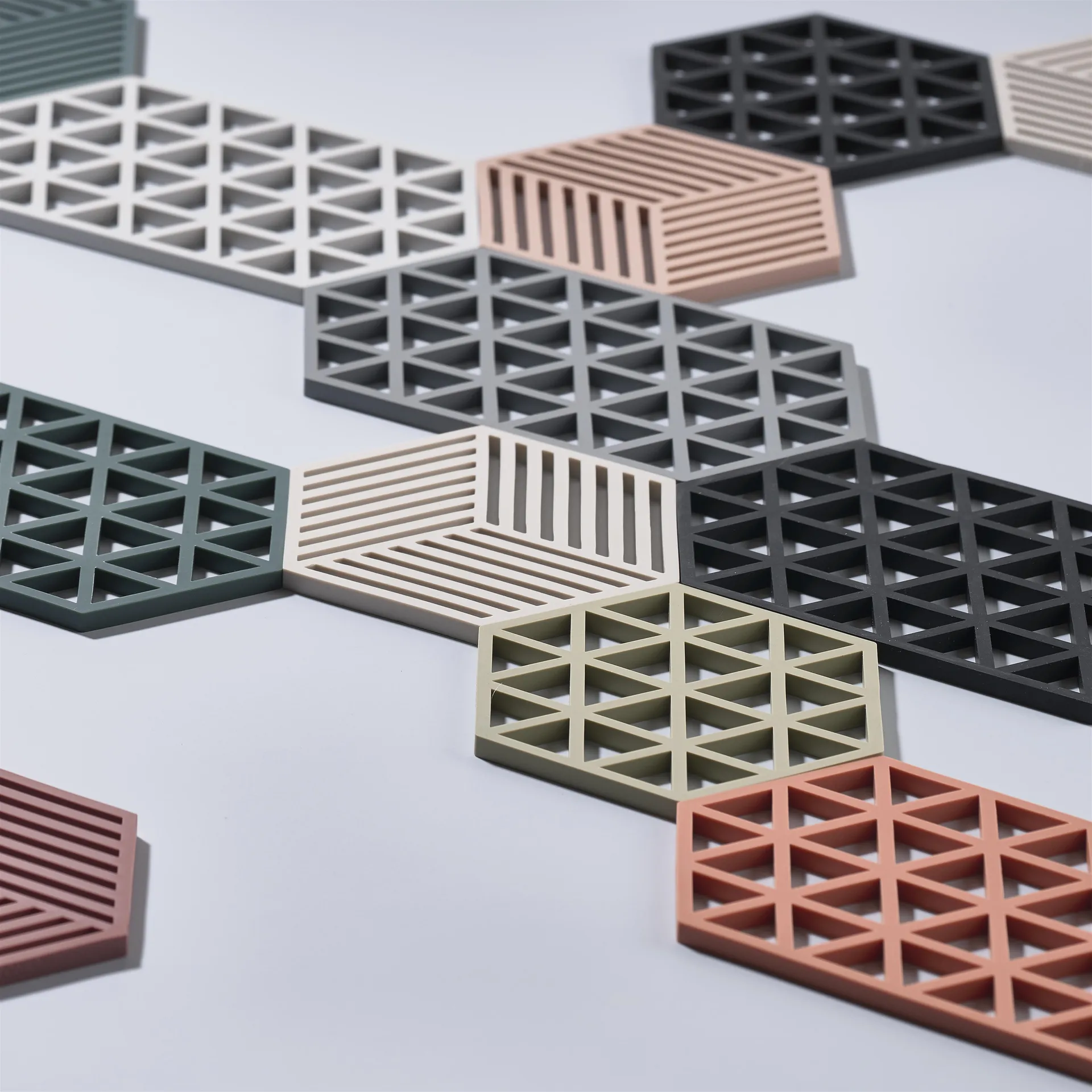 Salvamanteles Triangle, cool grey (gris) Zone Denmark