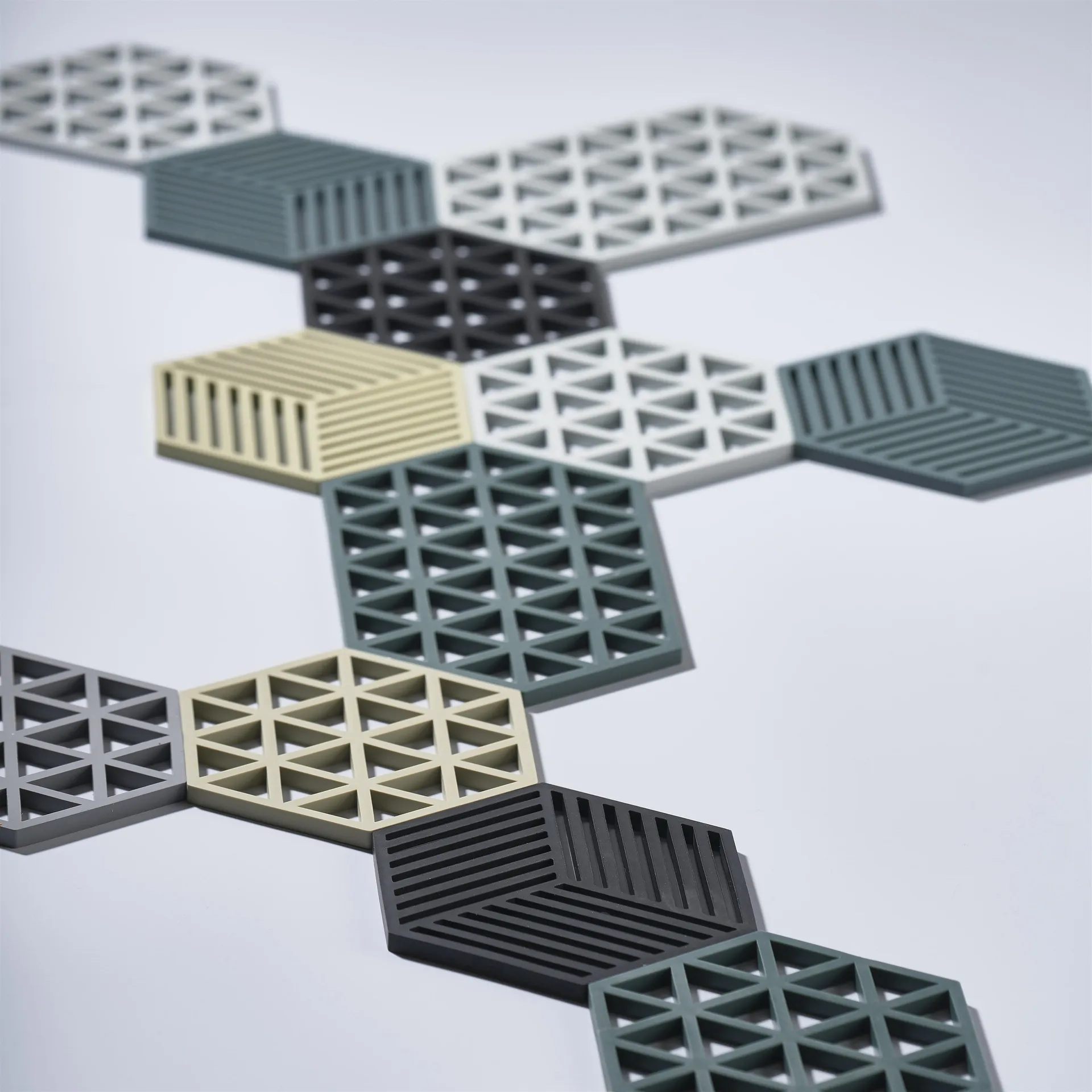 Salvamanteles Triangle, cool grey (gris) Zone Denmark