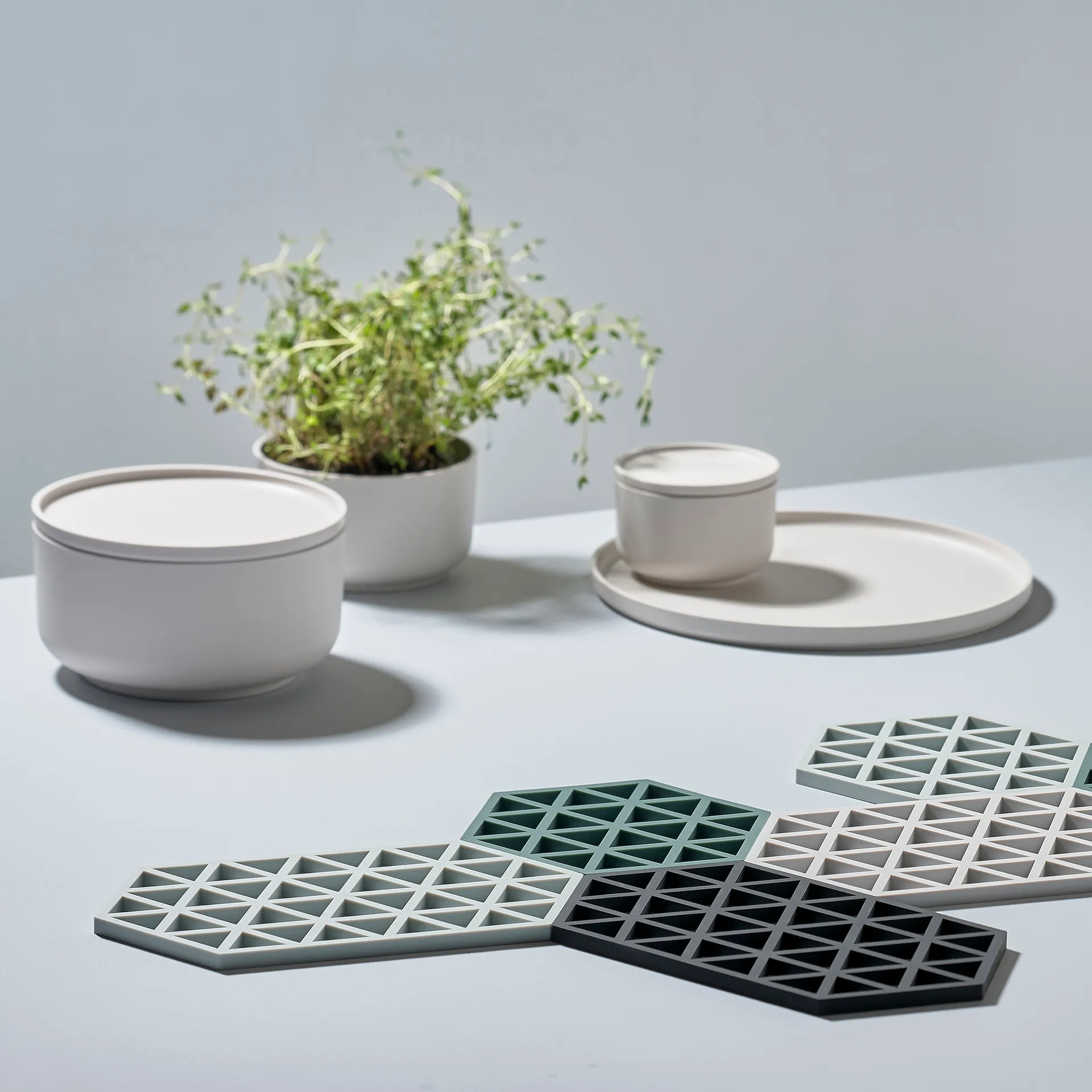 Salvamanteles Triangle, nordic sky (azul) Zone Denmark