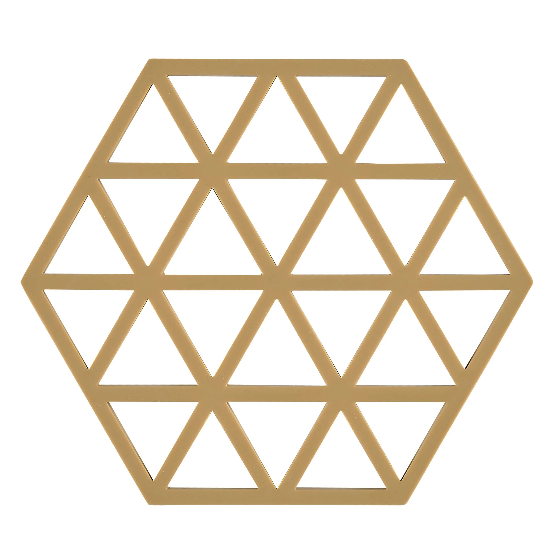 Salvamanteles Triangles 14x16 cm, Khaki Zone Denmark