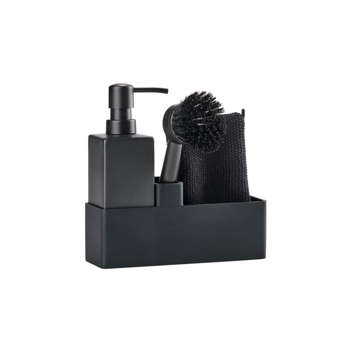 Set de fregado con bayeta - Negro - Zone Denmark