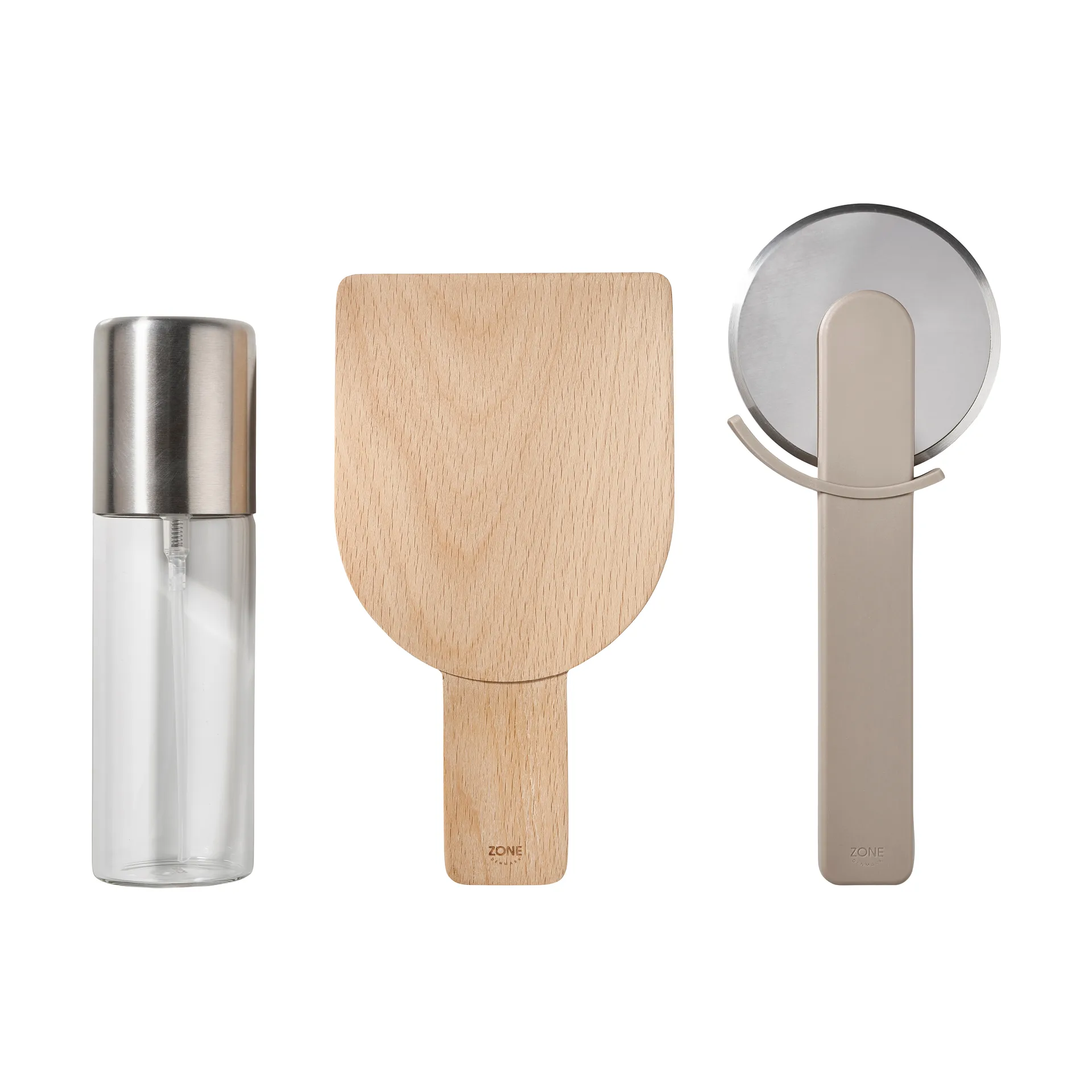 Set de pizza Singles 3 piezas, Soft taupe Zone Denmark