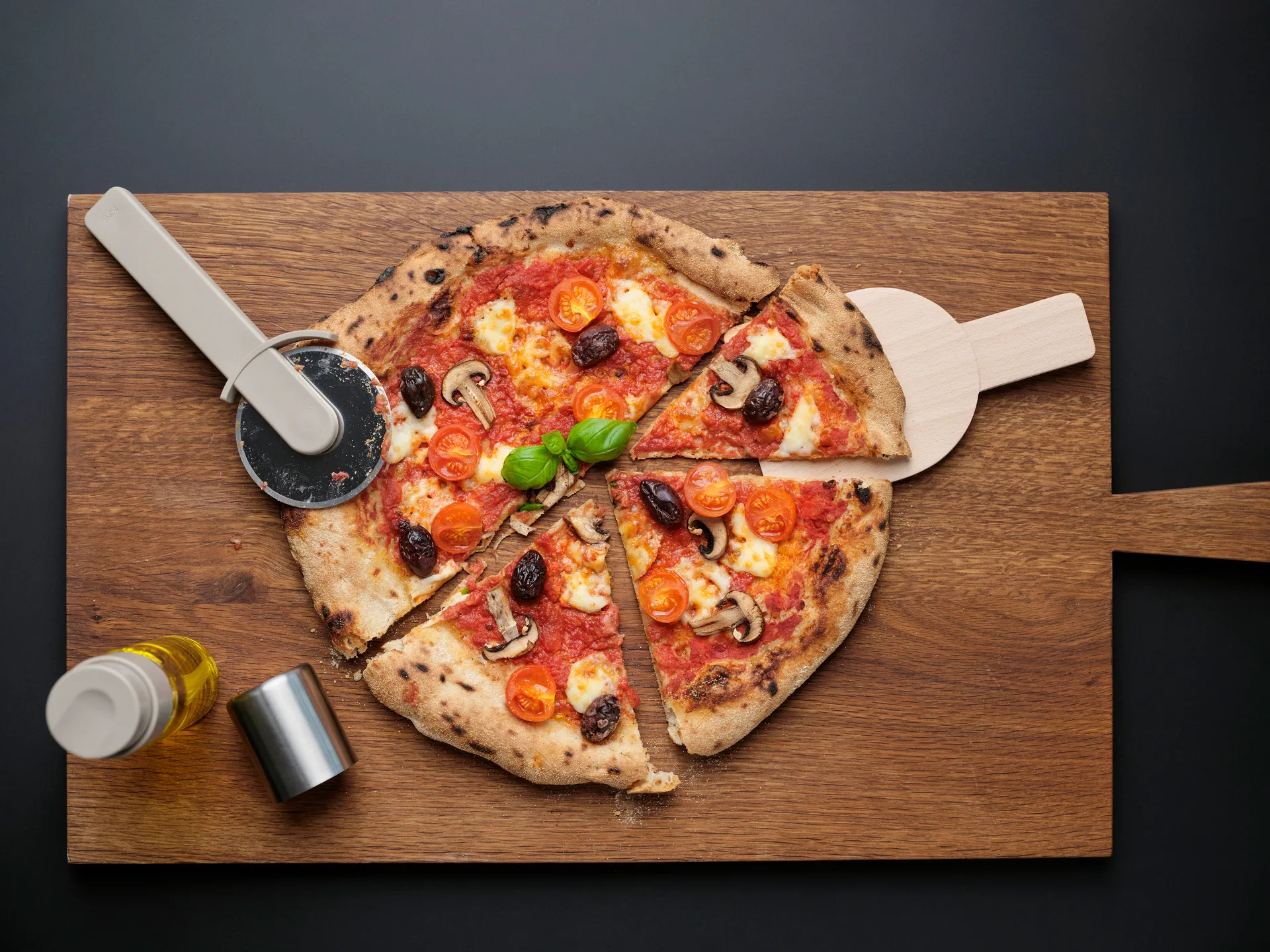 Set de pizza Singles 3 piezas, Soft taupe Zone Denmark