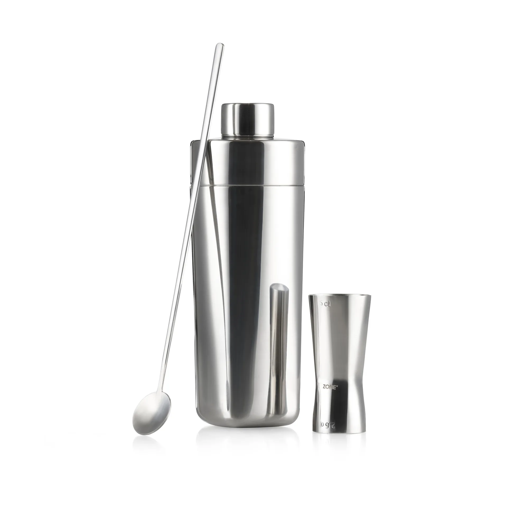 Set de utensilios de bar Rocks 3 piezas, Metal Zone Denmark