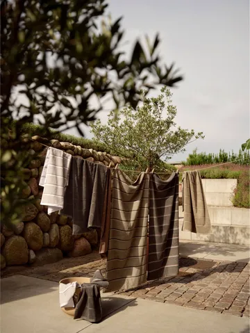 Toalla Sauna - Grey-blue fog-soft grey, 70x140 cm - Zone Denmark